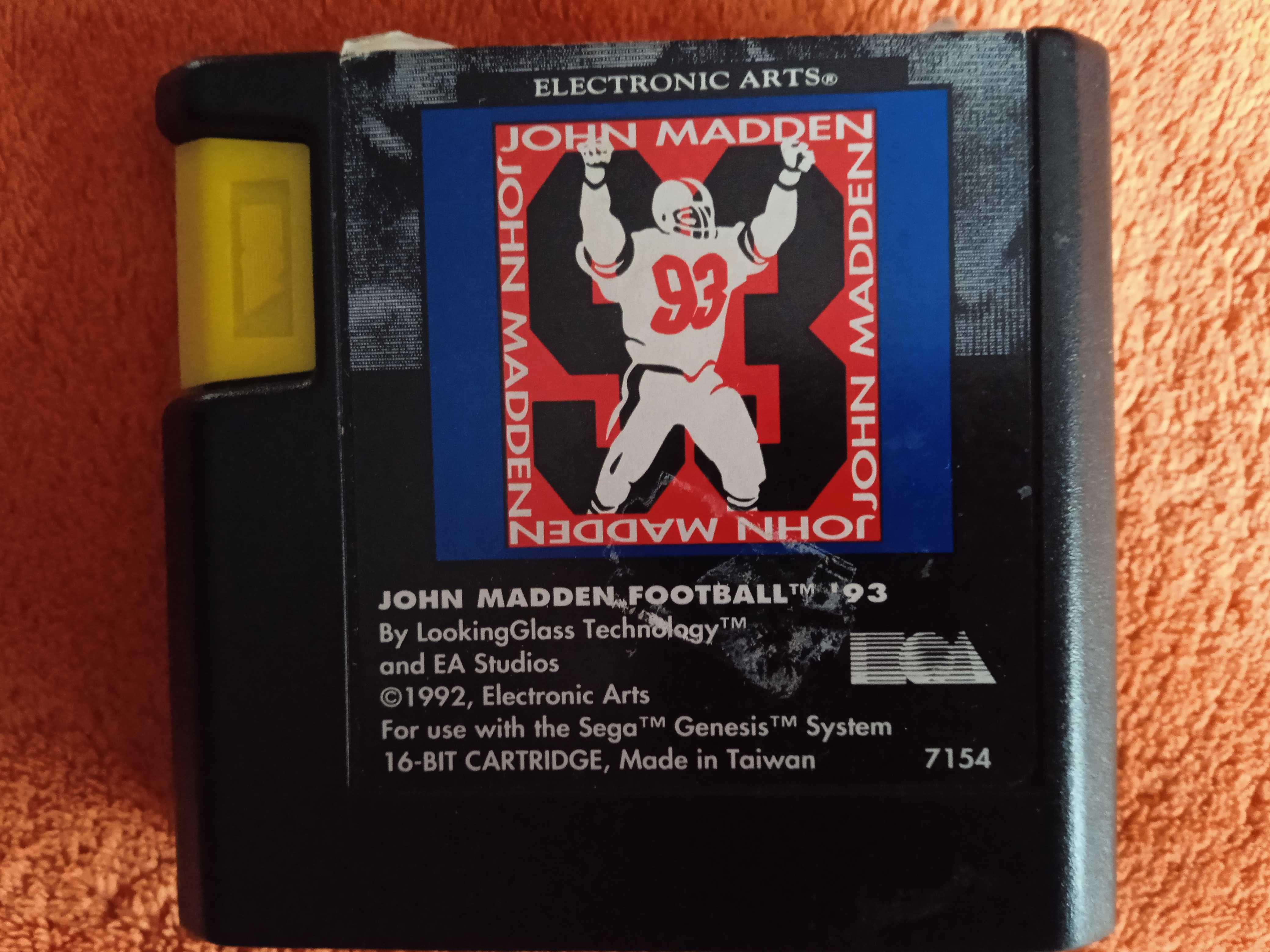 John Madden Football 93 - Sega Mega Drive