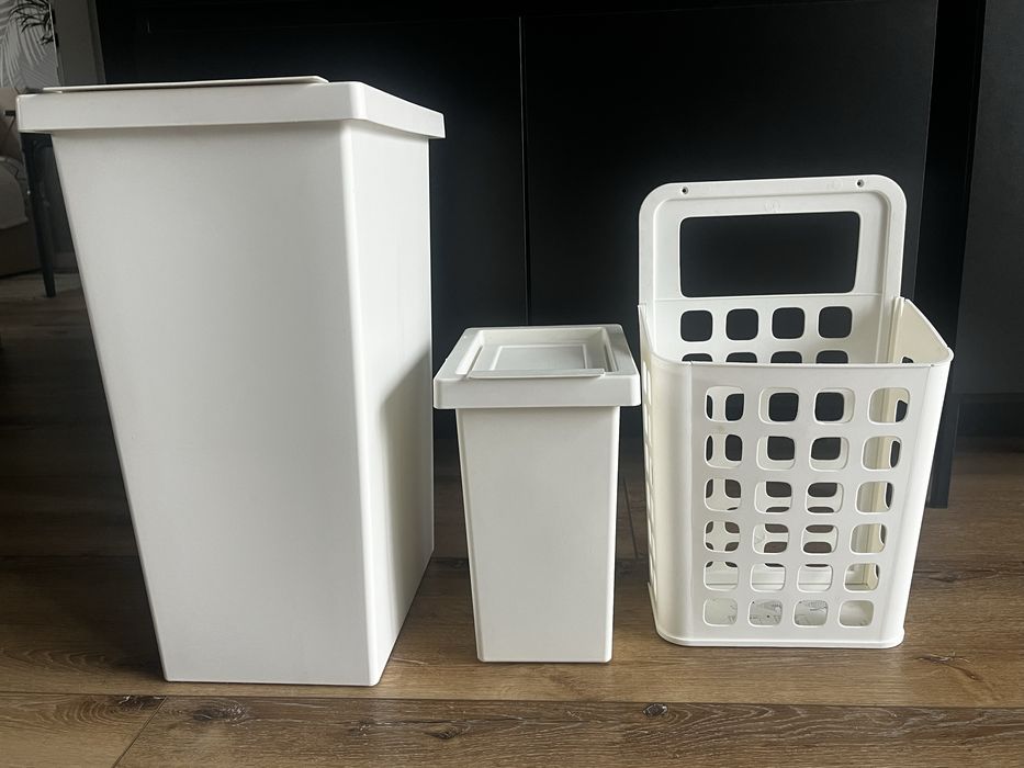 Pojemniki Ikea filur variera kosz plastikowy zestaw