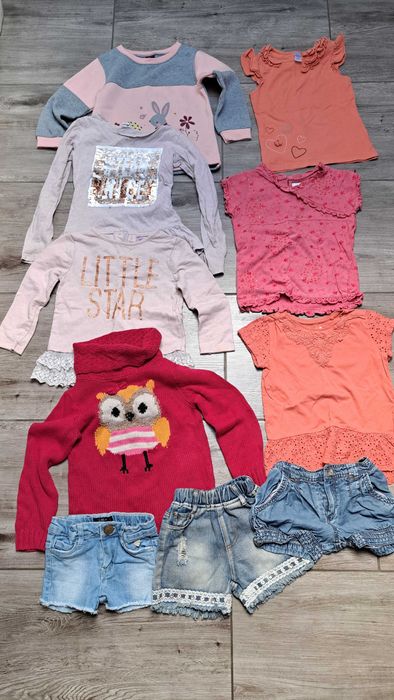 Paka ubrań dla dziewczynki 104