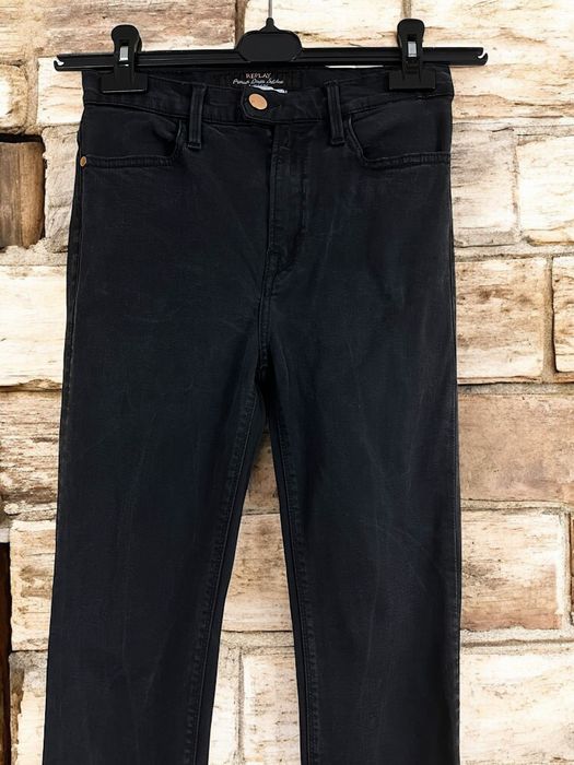 Replay roz. W27 L30 damskie czarne dżinsy Skinny