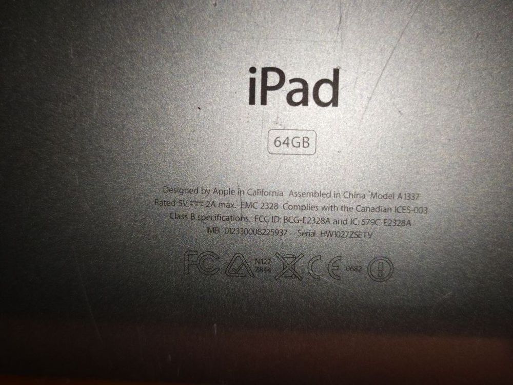 Запчасти iPad  A1337 64 GB
