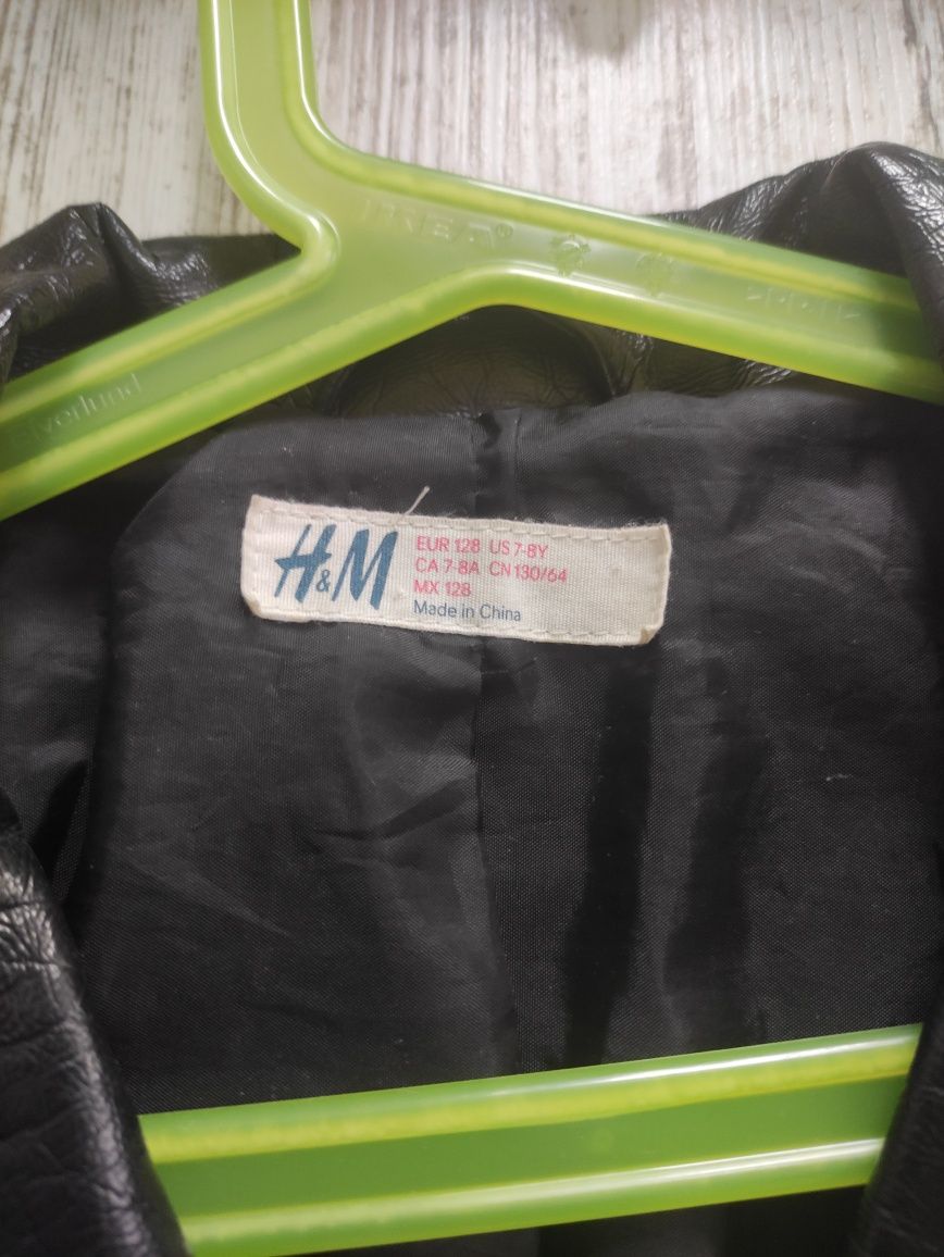 Куртка кожзам H&M 128