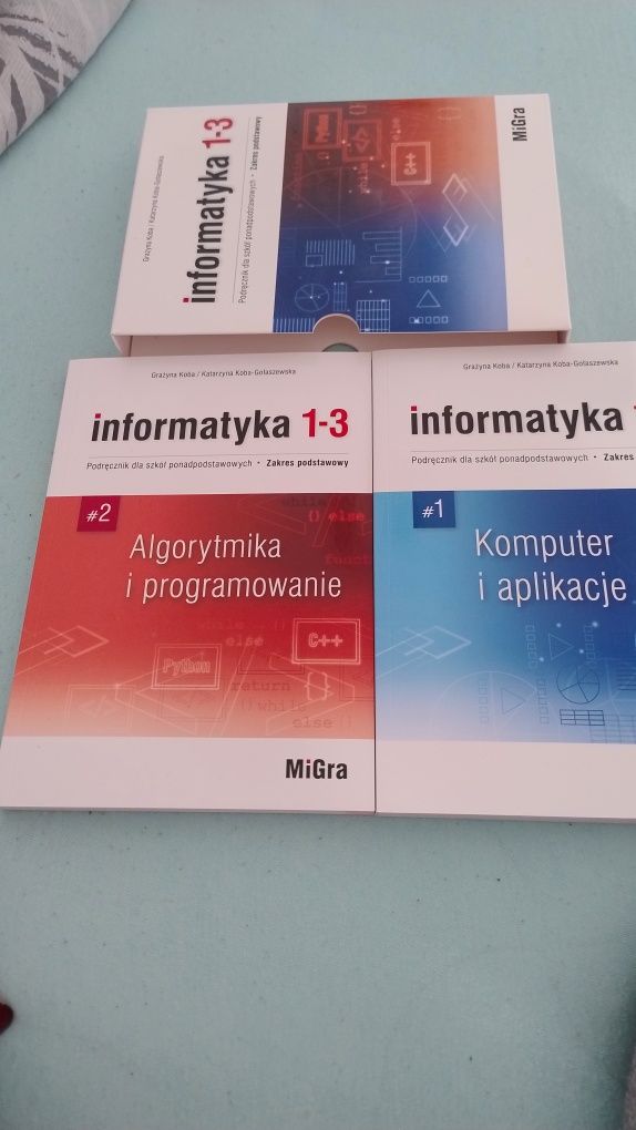 Informatyka 1-3 podręcznik kpl nowe