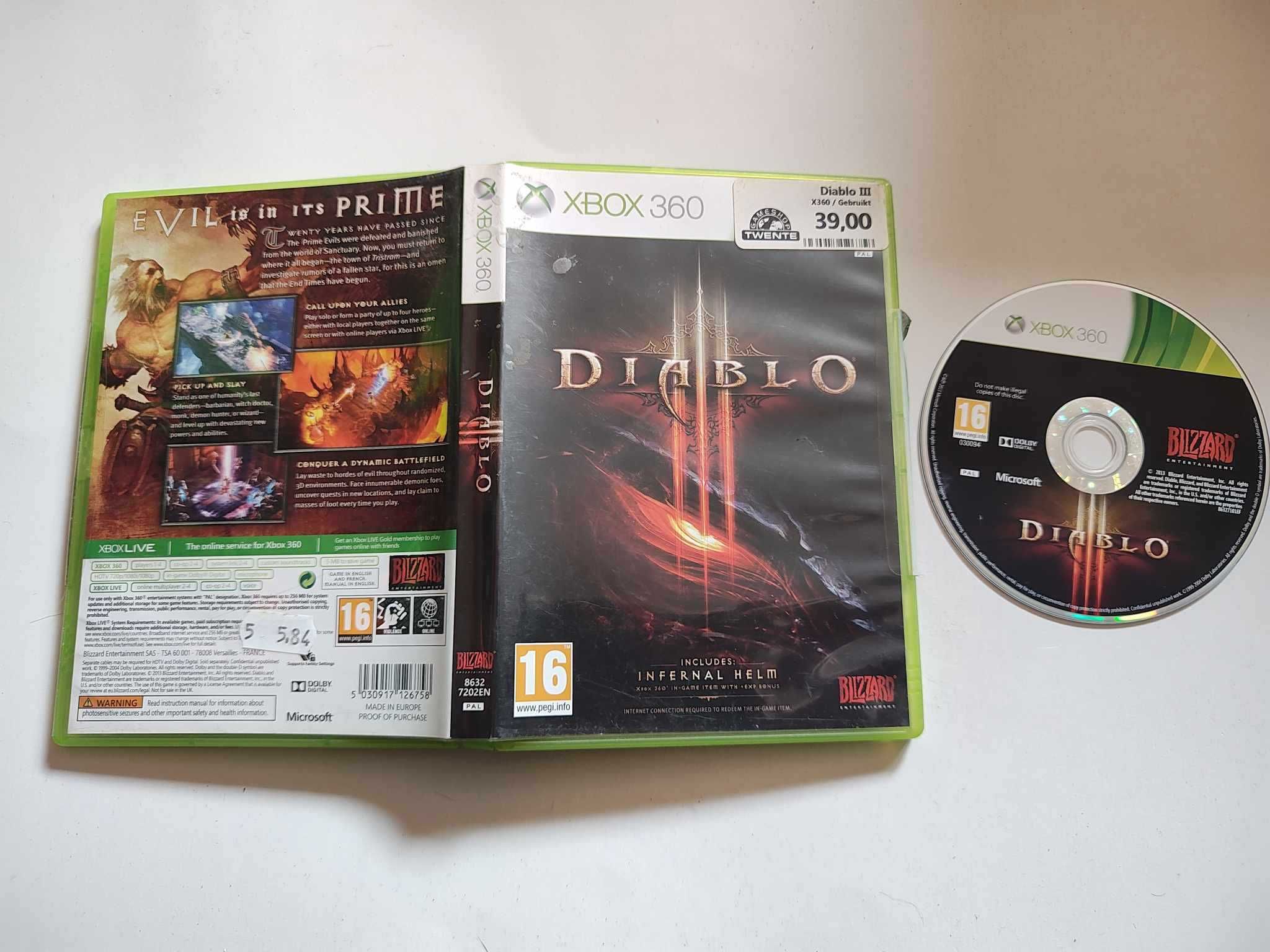 Xbox 360 gra Diablo 3