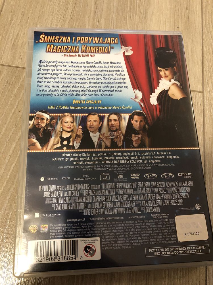 Niewiarygodny Burt Wonderstone - DVD polski/angielski