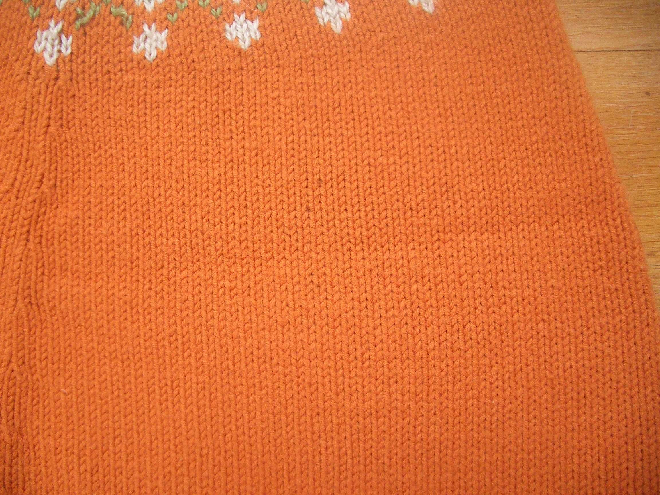 Poncho laranja Zara