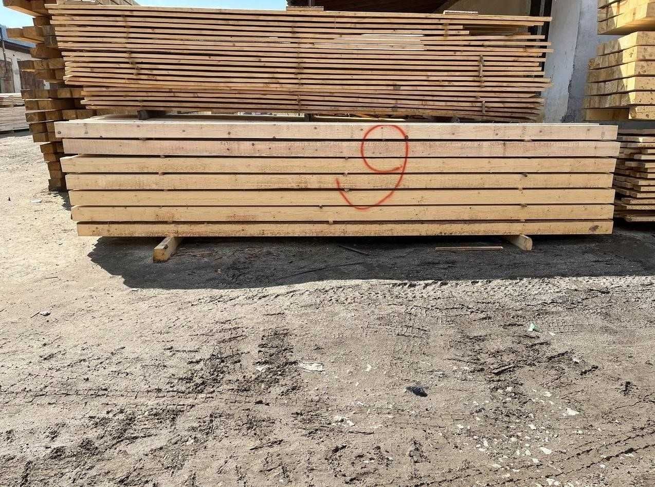 Пиломатеріали, брус 130*45*3м (дошка, кроква, доска вагонка). Доставка