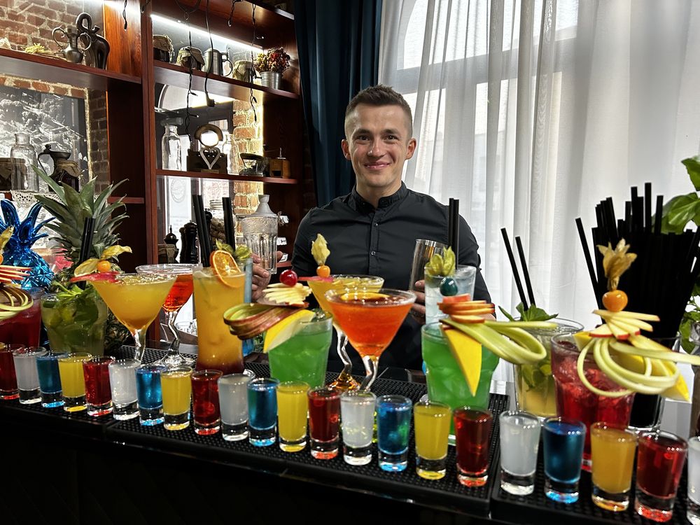 Mobilny Drink Bar - Usługi barmańskie - Wesele - Barman - Drinkbar