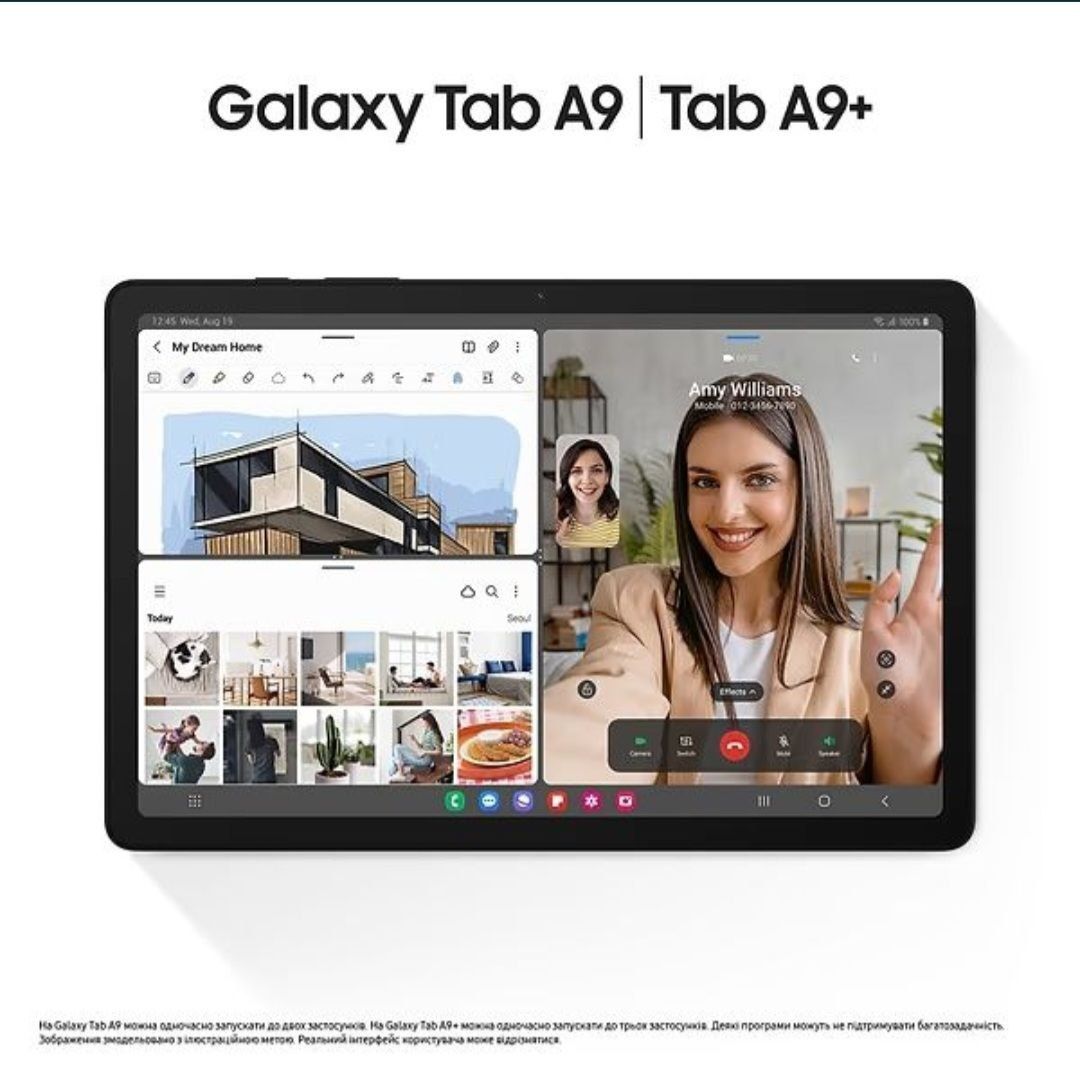 Планшет Samsung Galaxy Tab A9 4G 8/128GB Graphite (SM-X115NZAESEK)