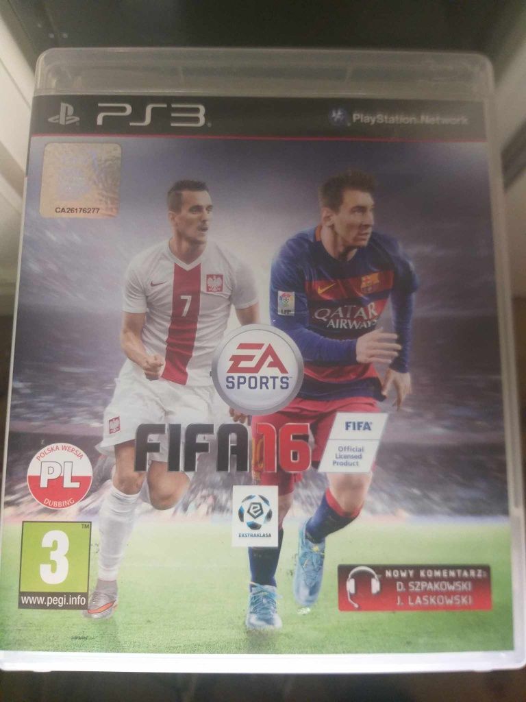 Gra: FIFA 16 PS3 Play Station PL Pudełkowa