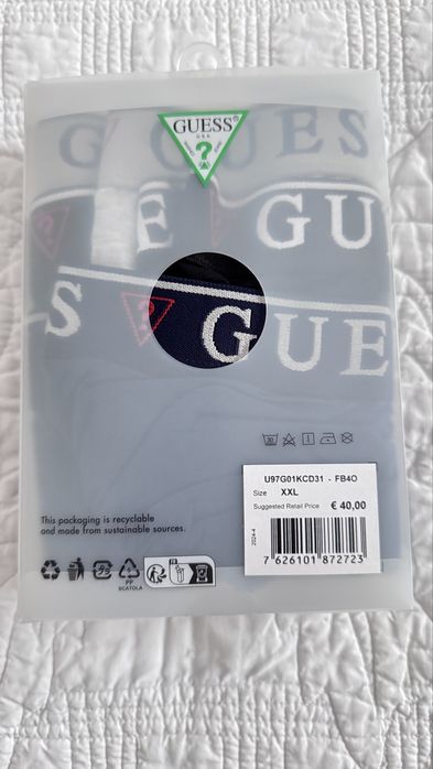 Guess bokserki meskie orginalne 3 pary XXL