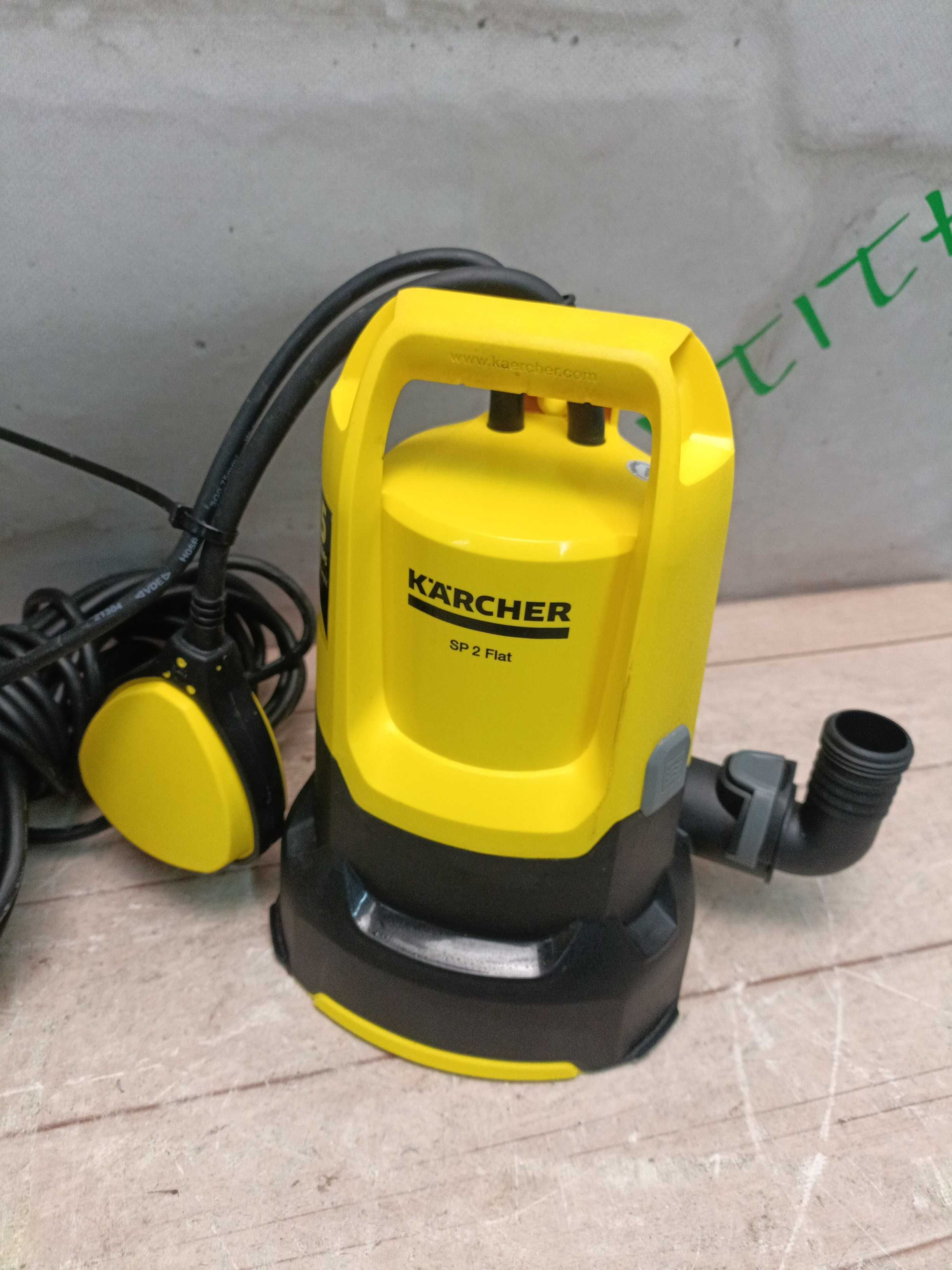 Kärcher sp 2 flat дренажний насос для чистої води, 6000л/год, до 7м.