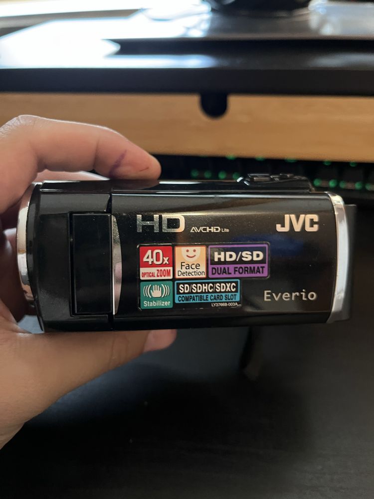 kamera handycam jvc camcorder gz hm retro cyfrowa zoom
