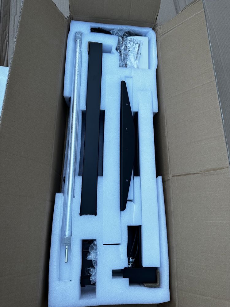 Nowy MAIDESITE stelaż do biurko elektryczne, 4 wysokości, USB, 160 cm!