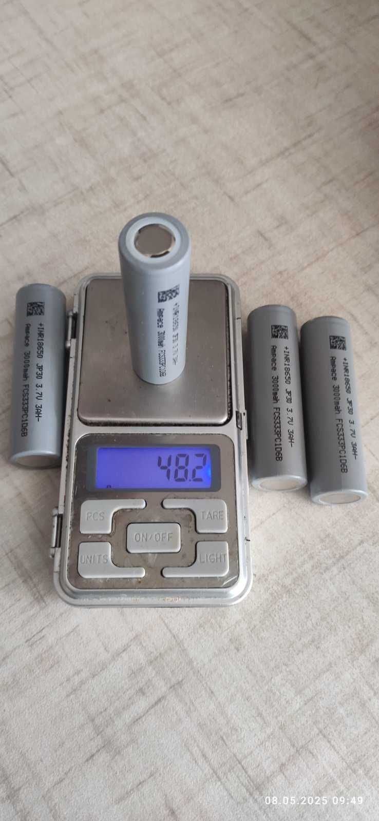 Новий високотоковий акумулятор 18650. Sony VTC6 3120mAh 3.7V 30A 2024р