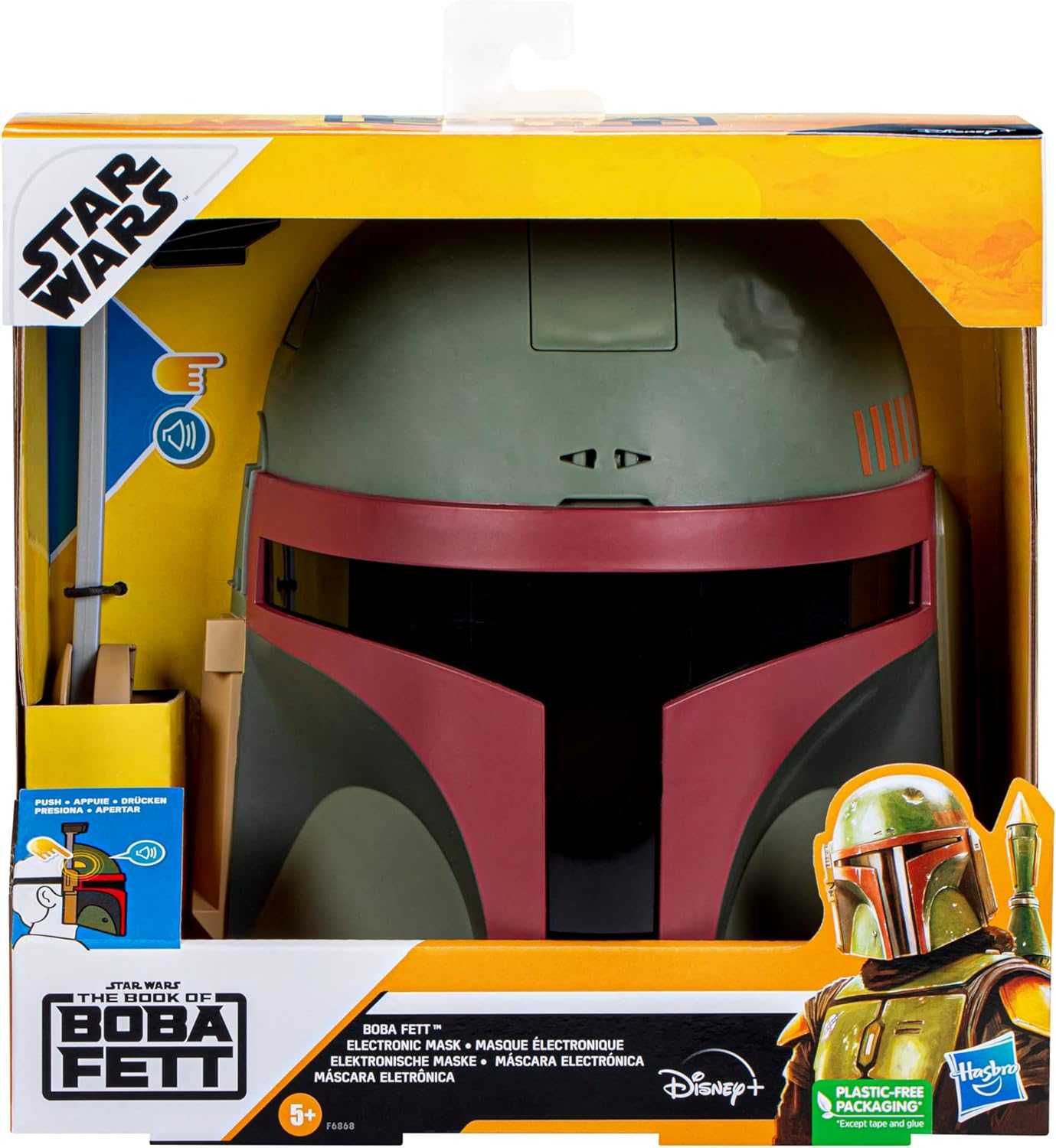 Hasbro Star Wars Boby Fett Maska dla Dzieci, Wielokolorowy, Od 5 lat