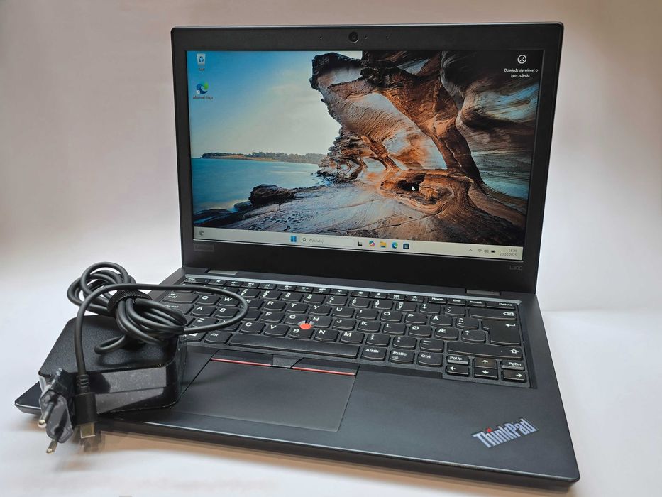 Laptop Lenovo L390 13" i3 8th gen DOTYKOWY! ŁADOWARKA! GWARANCJA!