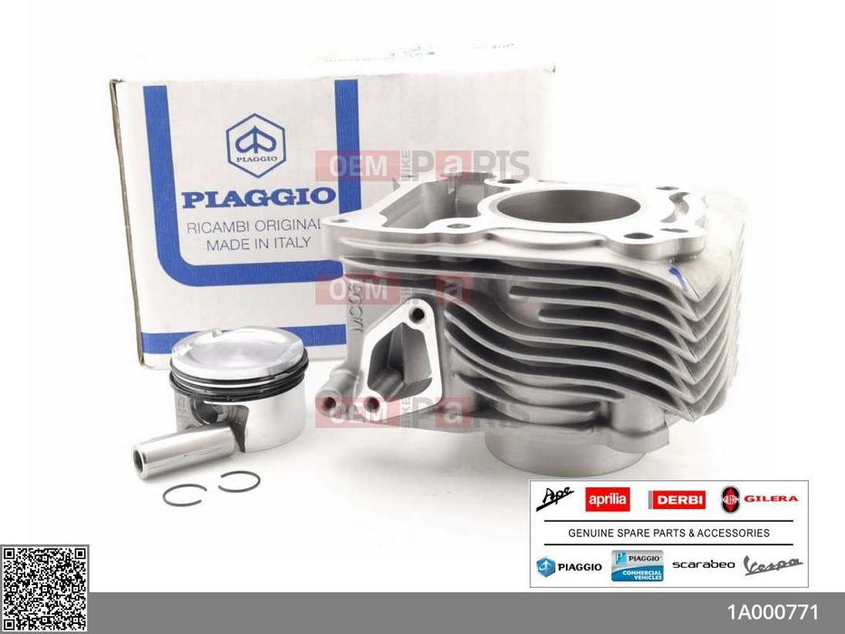 Cylinder Vespa Primavera Sprint Piaggio Liberty 125cc I'Get Nowy Oem.