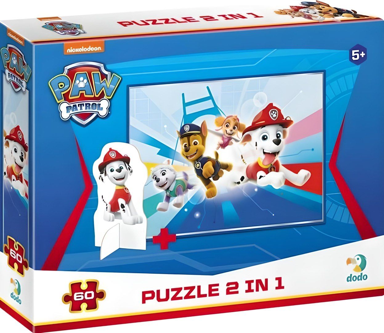 Puzzle paw patrol 60 el. z figurkami 200165