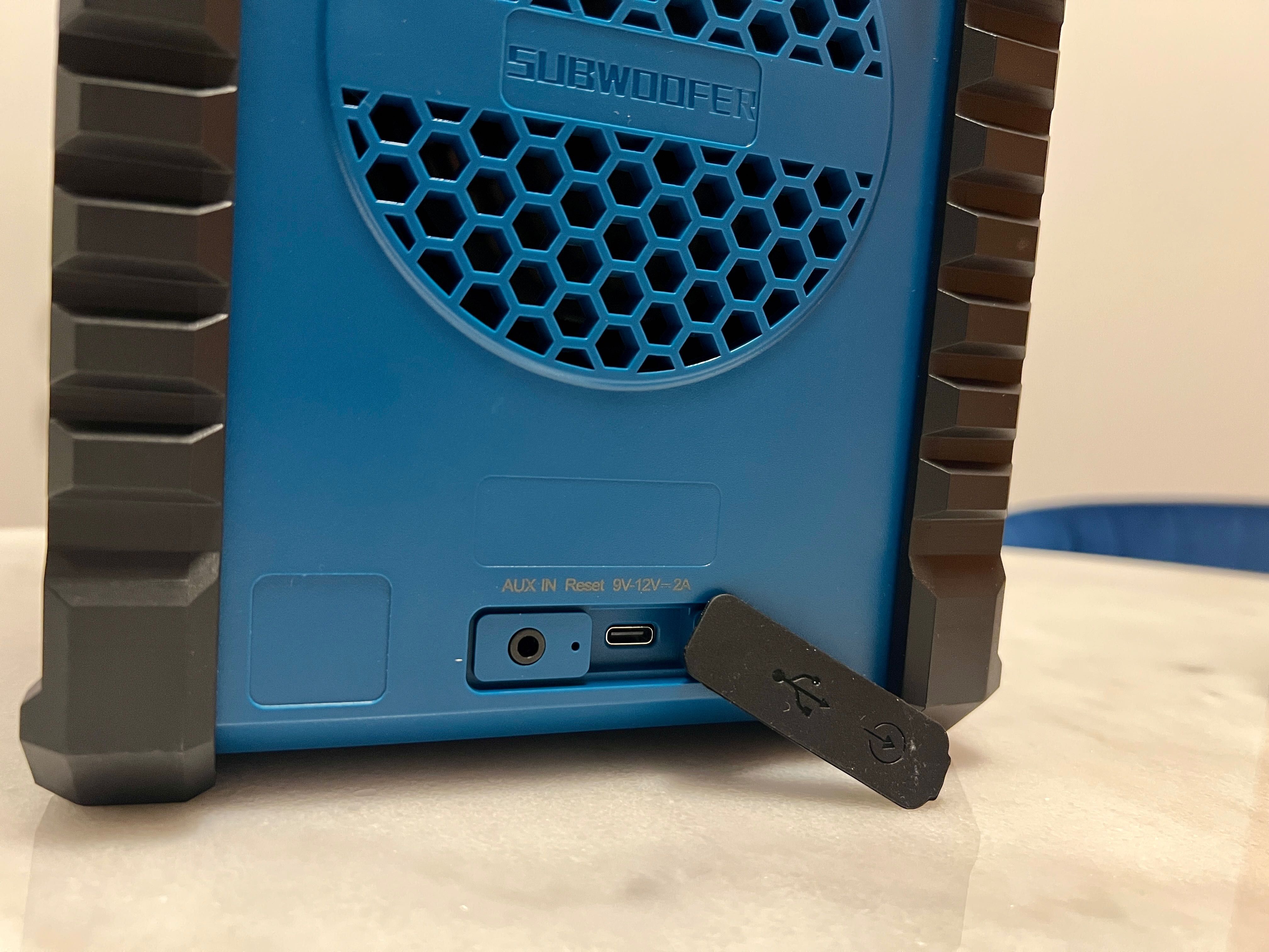 NOWE radio FM budowlane / głośnik Bluetooth - pyłoszczelne IP54 100W
