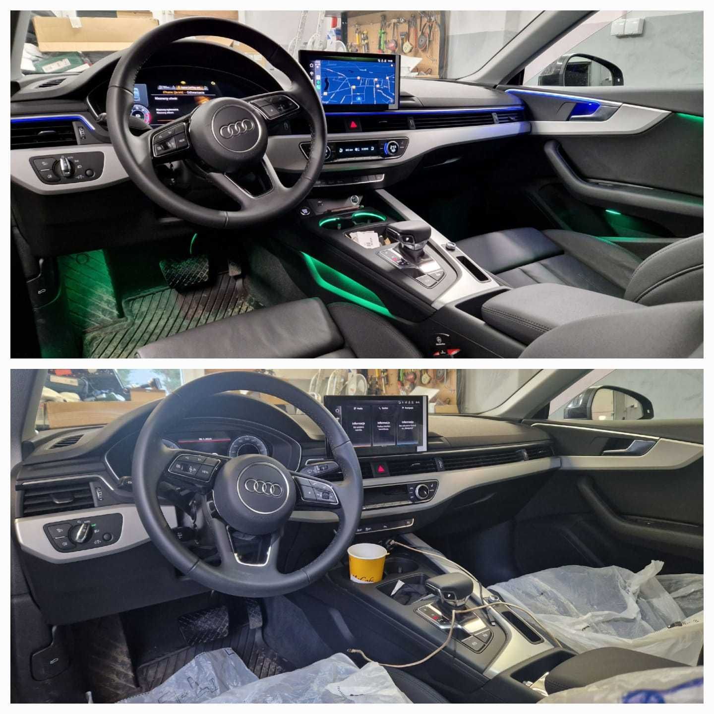 Oświetlenie Wnętrza Ambient Mercedes w205/E klasa w213, Audi a6c8,a4b9