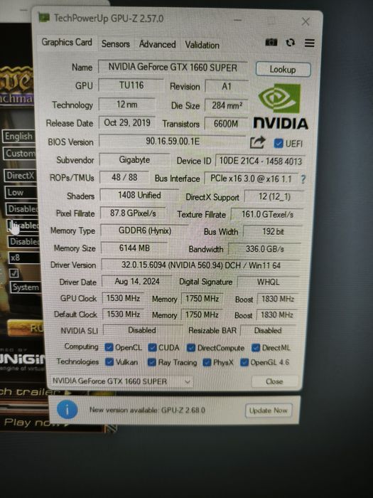 Gigabyte GTX 1660 Super 6GB