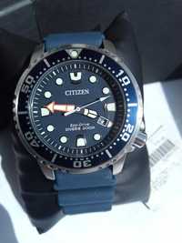 Японские мужские 200 м дайверские часы Citizen Eco-Drive BN0151-09L