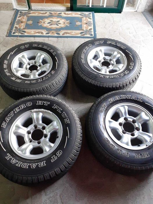 4 jantes com pneu