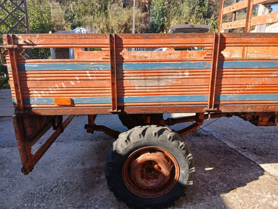 Reboque para motocultivador