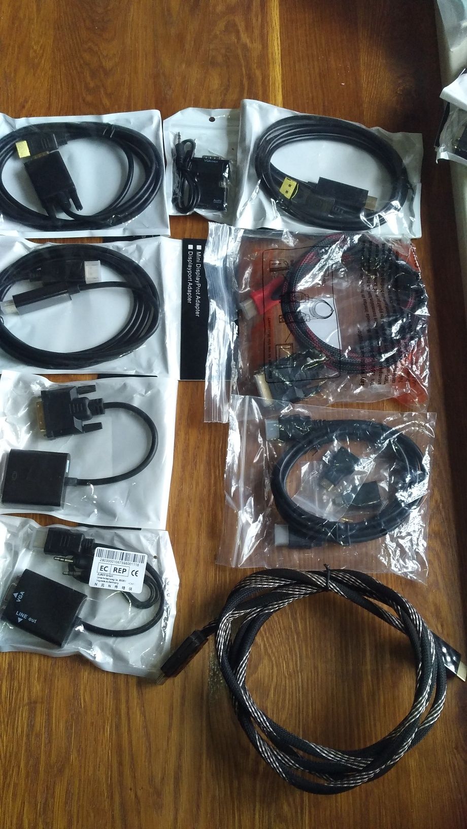 Переходник hdmi-vga dvi-d-vga dp-hdmi  hdmi-hdmi