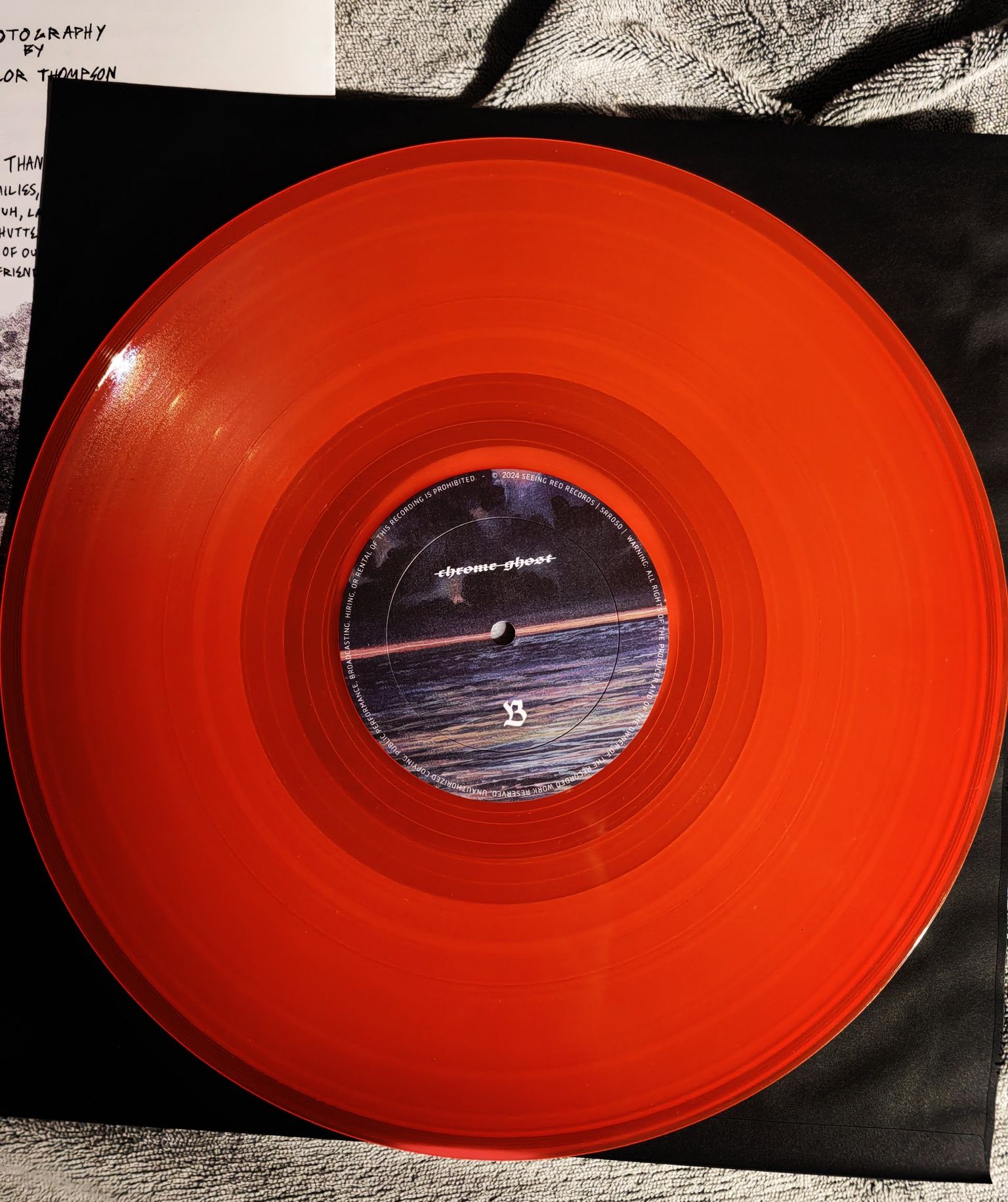 Kolorowy winyl Chrome Ghost – The Diving Bell Limit 100 Nowa! Unikat!