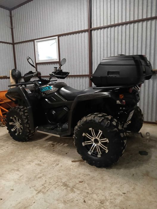 Quad CfMoto 520L Zarejestrowany Pług Wyciągarka