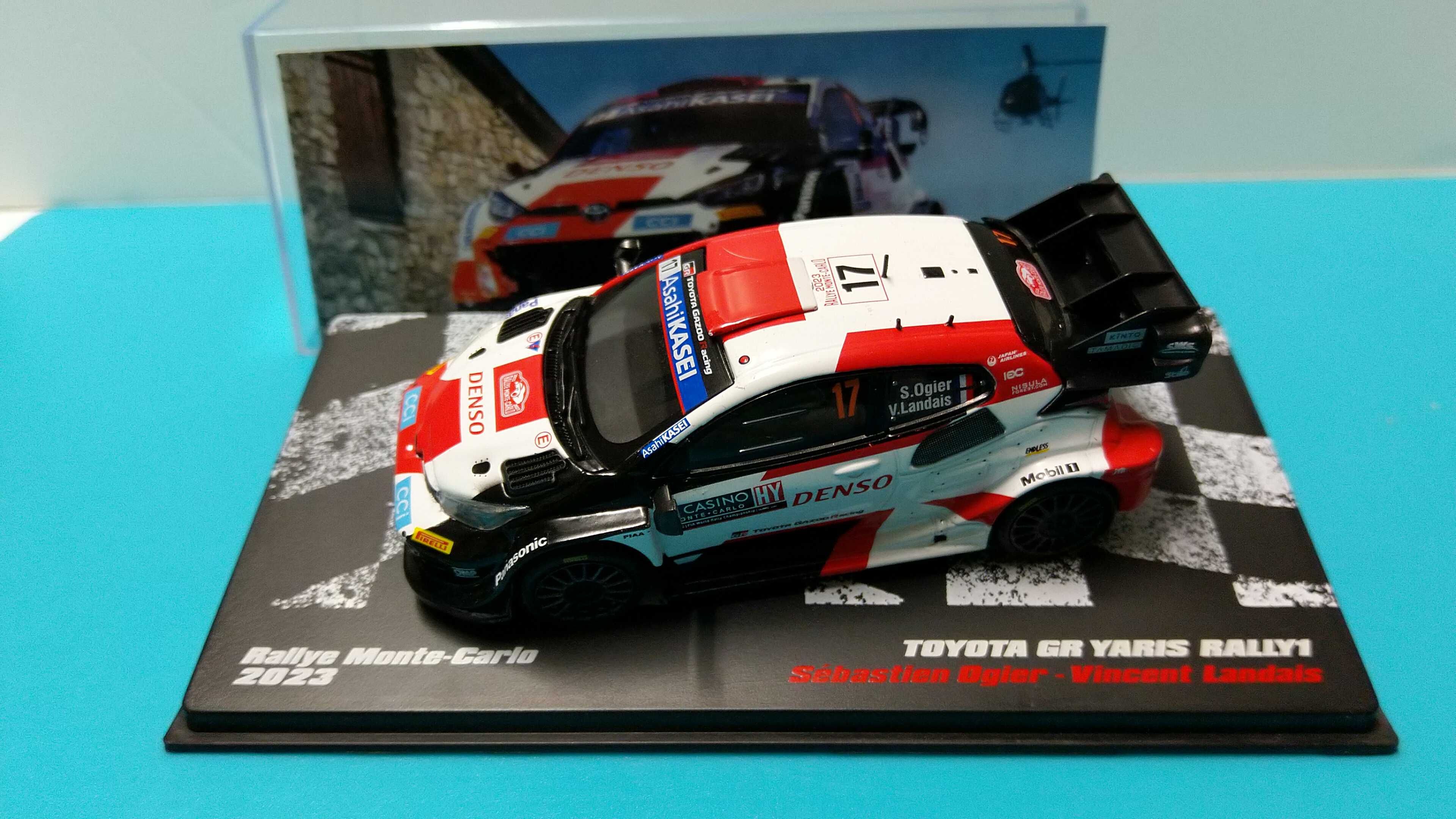 Toyota GR Yaris Rally1 Hybrid #17: Monte Carlo 2023 Winner - esc 1/43