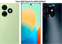 Мобильный телефон Tecno BG6 Spark Go 2024 4/64Gb, Гарантия, смартфон