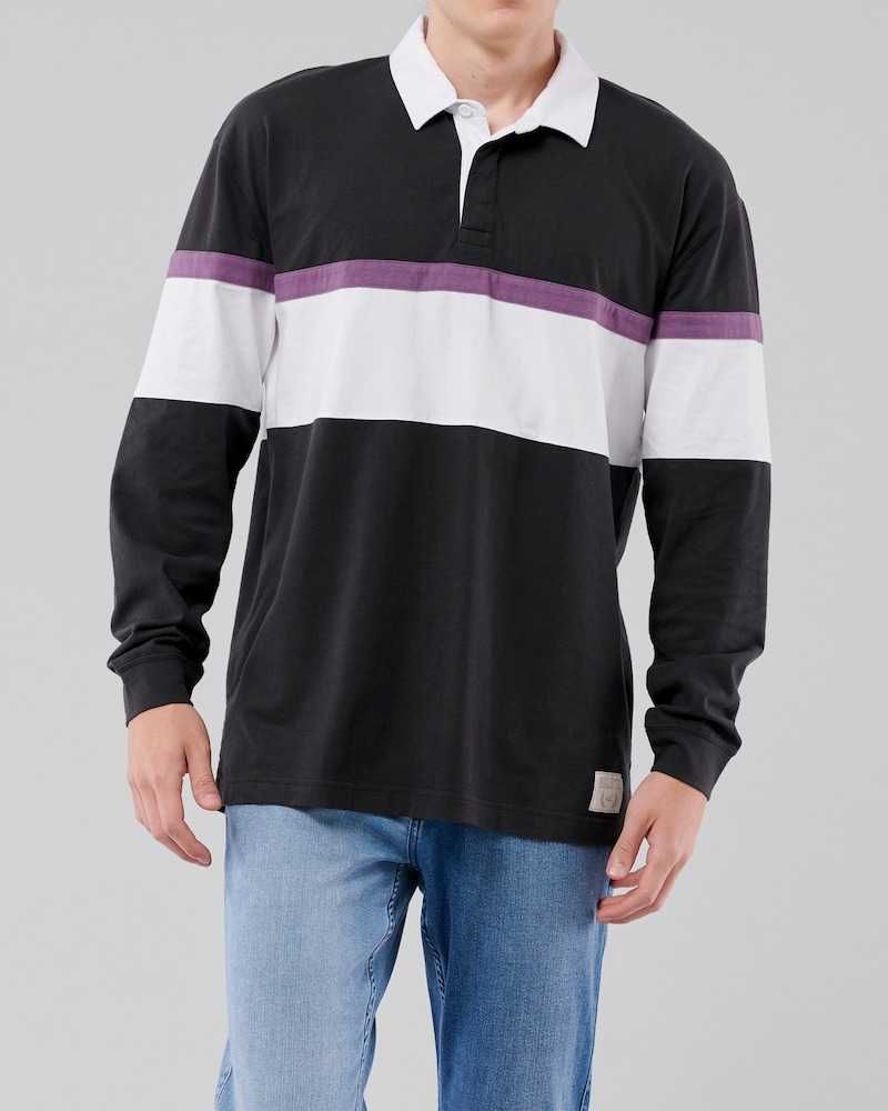 Bluza Hollister Co. Oversized Rugby Polo size: L