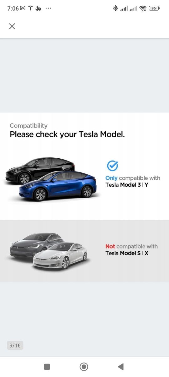 Szkło hartowane Spigen Tesla Model Y/3