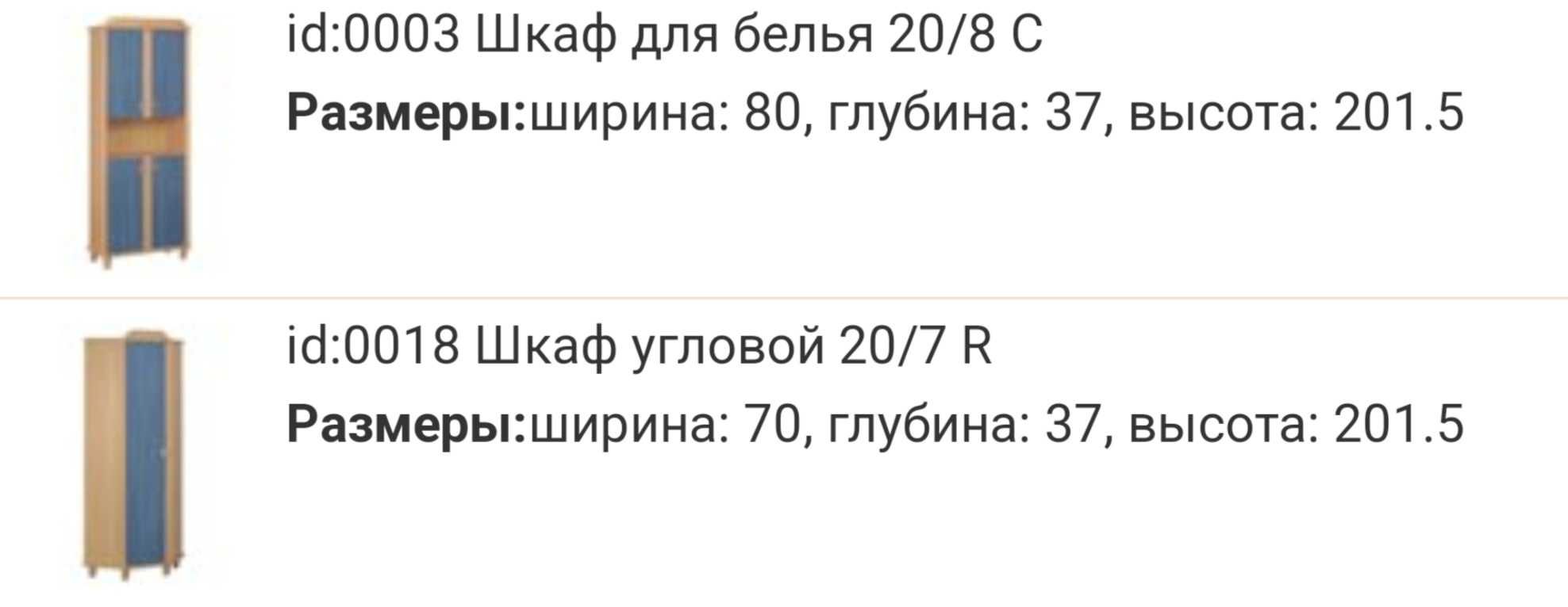 Комплект меблів Малгося. Шафа, стіл, комод, полиці