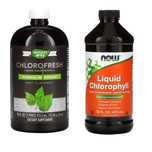 Хлорофилл жидкий, Nature´s Way, Chlorofresh, Now foods