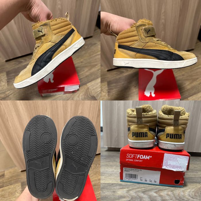 Продам весняні хайтопи Puma, 32 розмір