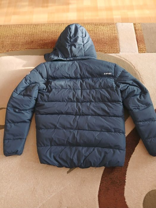 Męska Kurtka zimowa pikowana SAFI II, granatowa Rozmiar:L