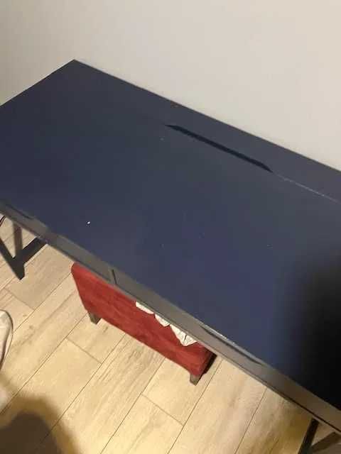 biurko IKEA ALEX granat  131x60