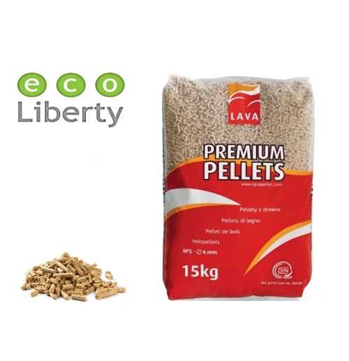 Pellet Drzewny Iglasty LAVA 6mm - Wysoka Kaloryczność - Dostawa GRATIS