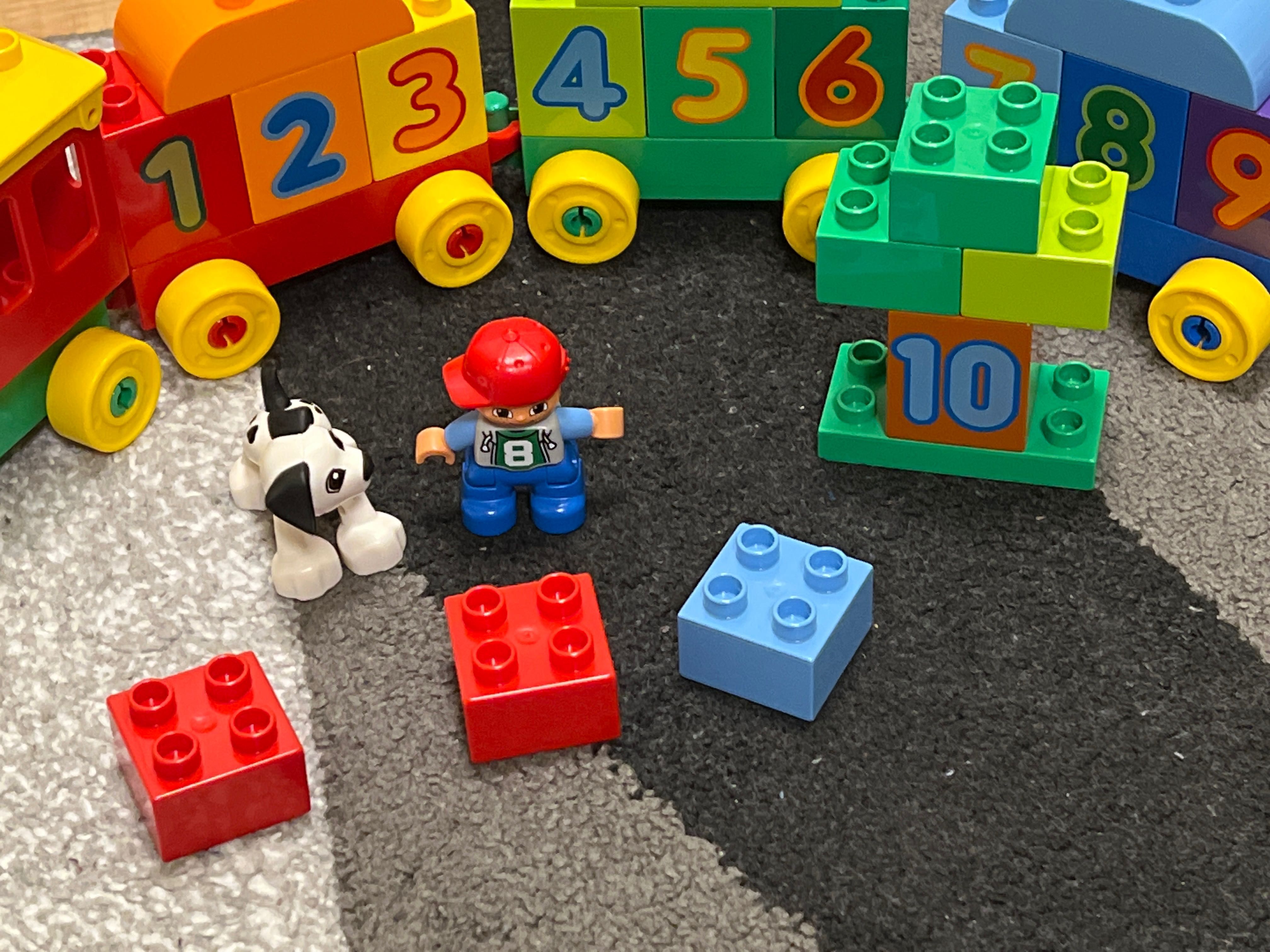 Lego duplo 10558, pociąg z cyferkami.