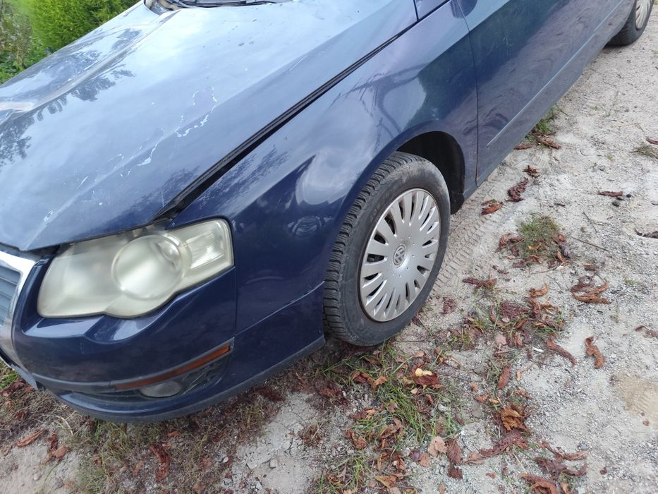 VW Passat b6 1.9 klapą tył zderzak silnik skrzynia