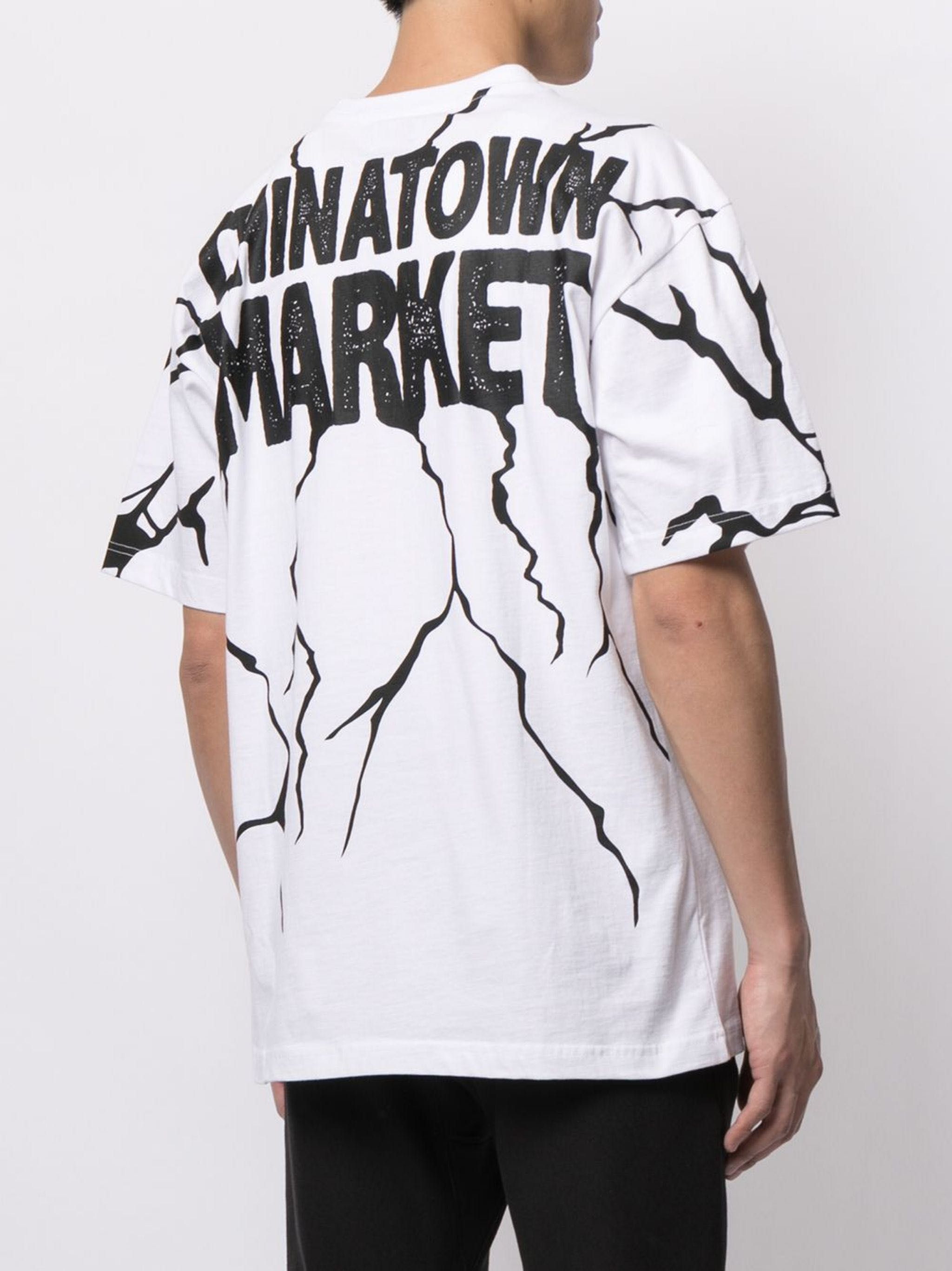 Оригінал Футболка Chinatown Market Smiley Dry Wall Breaker Tee