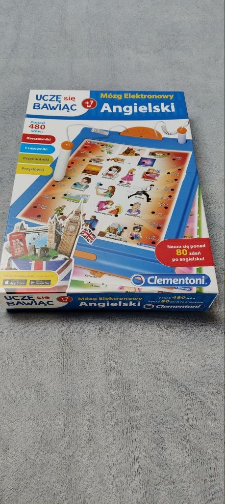 Mózg elektronowy Angielski Clementoni 7+