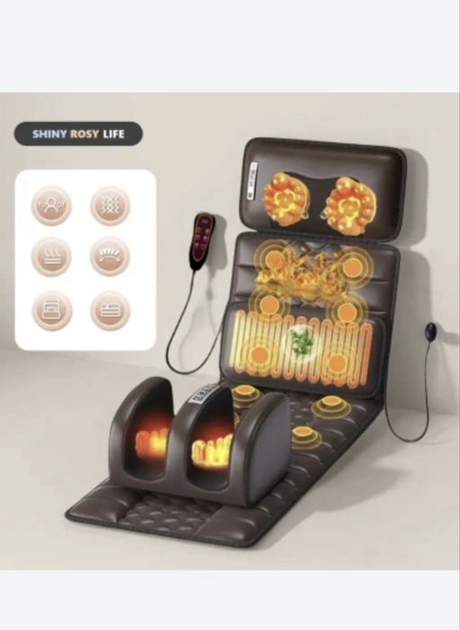 Масажний матрац, коврик, крісло. Масажер для спини і ніг