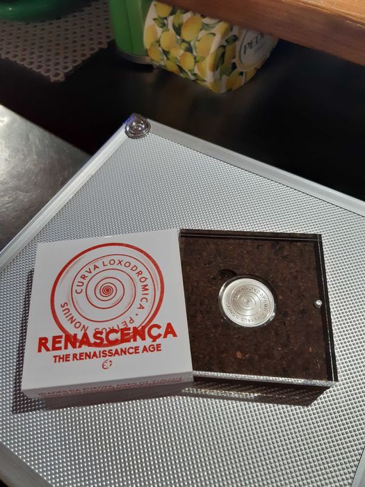 Moeda 5€ O Renascimento Prata Proof Portugal 2019