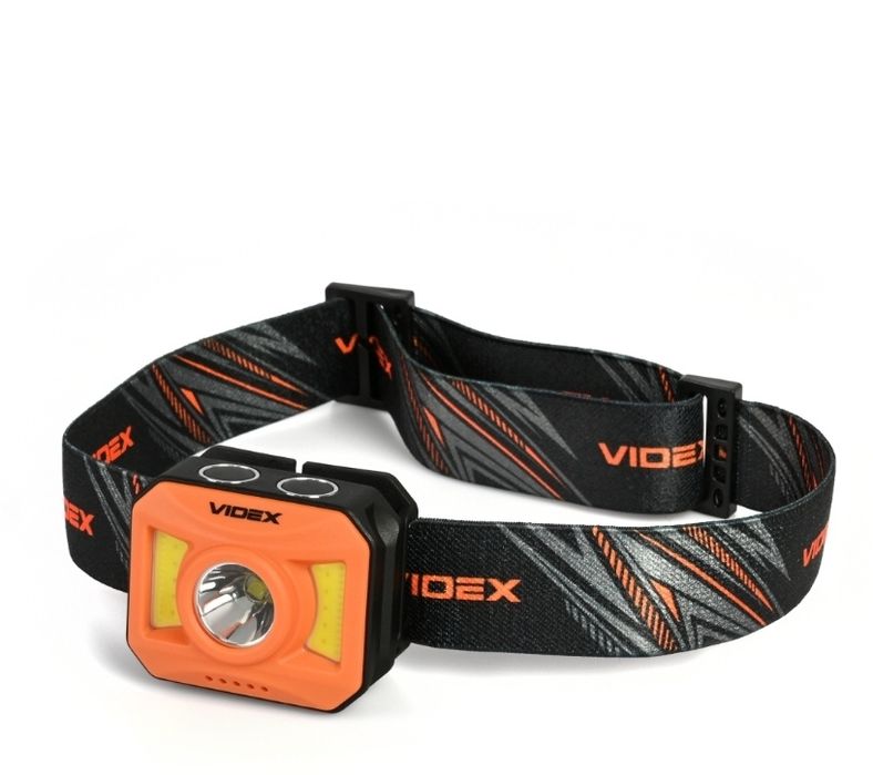 Налобний світлодіодний ліхтарик VIDEX VLF-H085-OR 400Lm 5000K