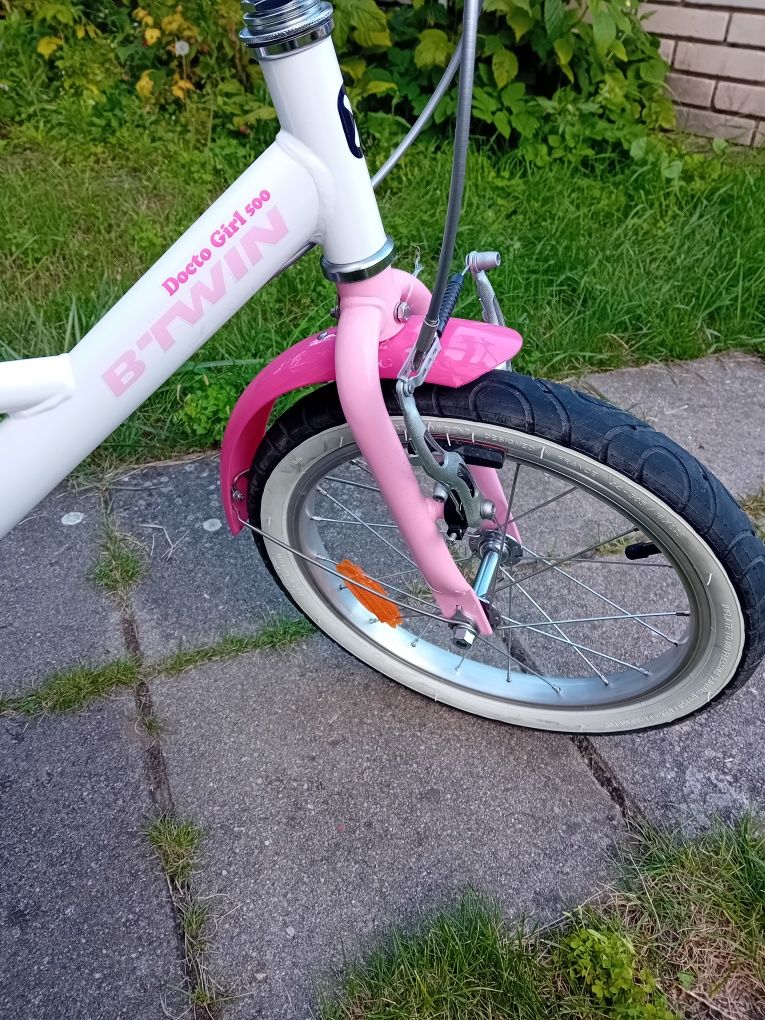 Rower dziecięcy btwin docto girl 500 koła 16cali jak nowy